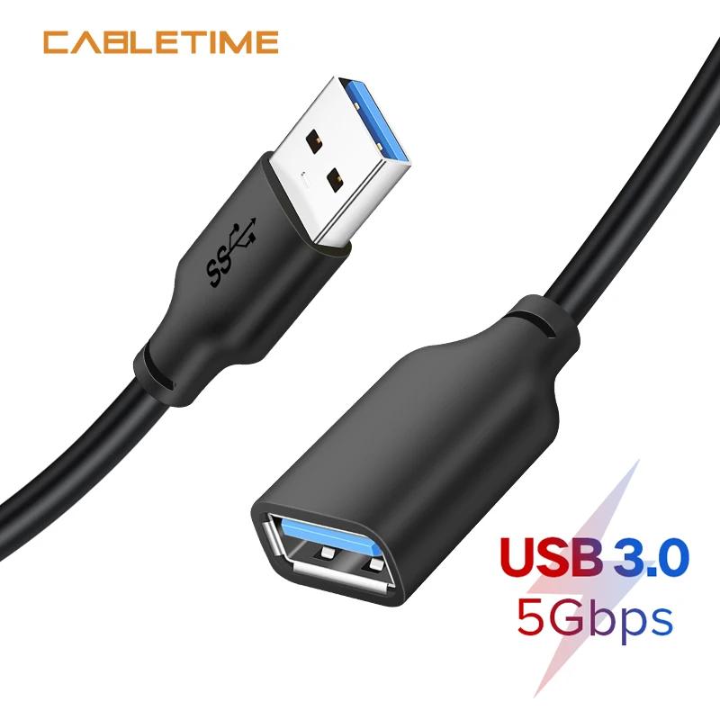 CABLETIME USB  ̺ USB 3.0 ̺ Ʈ TV PS4  5Gbps Xbox One SSD USB Extender  ڵ USB  N313